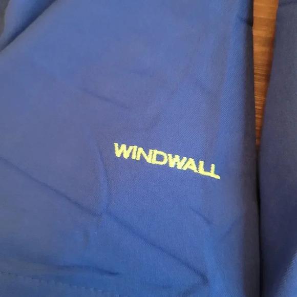 The North Face Boys Windwall Full Zip Fleece Line XL 18-20 Polyester Jacket Blue - Picture 5 of 10